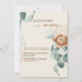 botanische uitnodiging tot weduwschap (Voorkant)