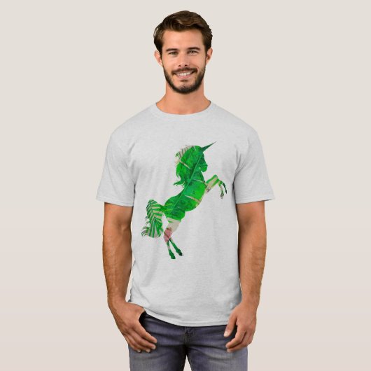 Botanische Unicorn T-shirt (Voorkant volledig)