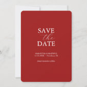 Botanische vakantie bruiloft Bewaar de datum Save The Date (Voorkant)