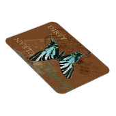 Botanische Vlinder Schoon Vuil Vaatwasser Magneet (Rechterzijde)