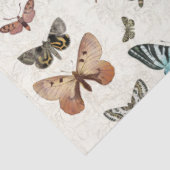 Botanische vlinderblauw  loszijde tissuepapier (Detail)