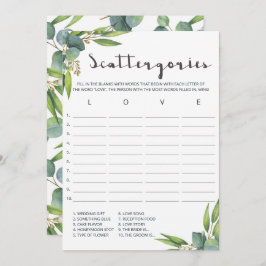 Botanische Vrijgezellenfeesten Spattergories