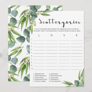 Botanische Vrijgezellenfeesten Spattergories