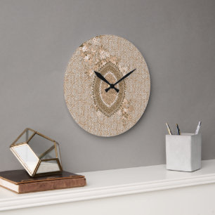 botanische wanddecoratie voor thuis of Kantoor Grote Klok