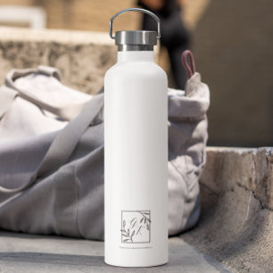 Botanische Wapen Tijdloos Monogram Waterfles