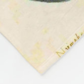  botanische waterloperbak fleece deken (Hoek)