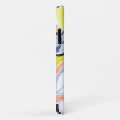 Botanische Waterverf Abstracte Art Name Phone case (Achterkant/rechts)