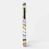 Botanische Waterverf Abstracte Art Name Phone case (Achterkant/links)