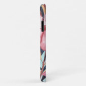 Botanische Waterverf Abstracte Art Name Phone case (Achterkant/rechts)