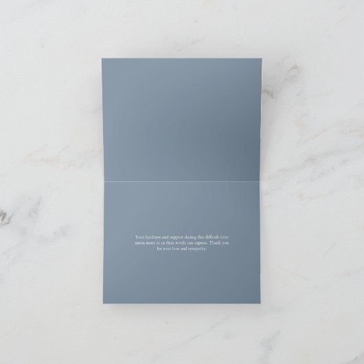 Botanische Waterverf begrafenis dank u kaarten (Binnen)