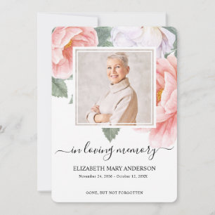 Botanische Waterverf Begrafenissympathie Gebed Kaa Bedankkaart