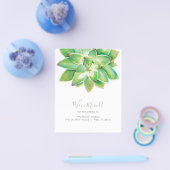 Botanische Waterverf budgettaire successie Flyer (Enkel)