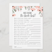 Botanische Waterverf die het beste spel kent Aankondiging (Voorkant / Achterkant)