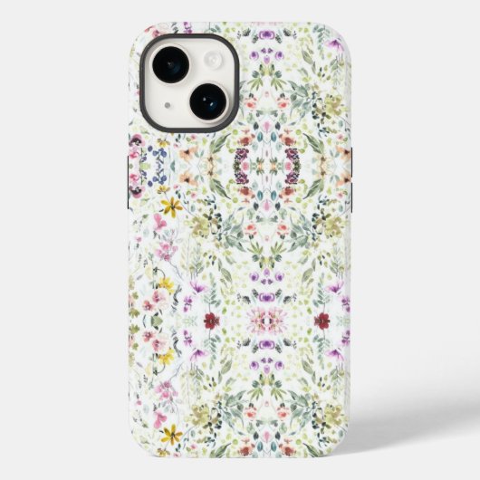 Botanische Waterverf Kunst Case-Mate iPhone Case (Achterkant)
