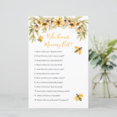 Botanische Waterverf van de bijen die het beste sp (Staand voorkant)