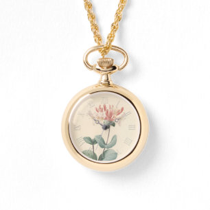  Botanische Waterverven Honeysuckle W Watch Horloge