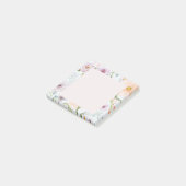 Botanische Wilde Bloem Post-it® Notes (Schuin)