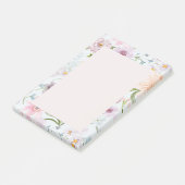 Botanische Wilde Bloem Post-it® Notes (Schuin)
