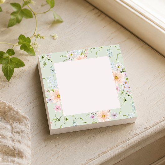Botanische Wilde Bloem Post-it® Notes