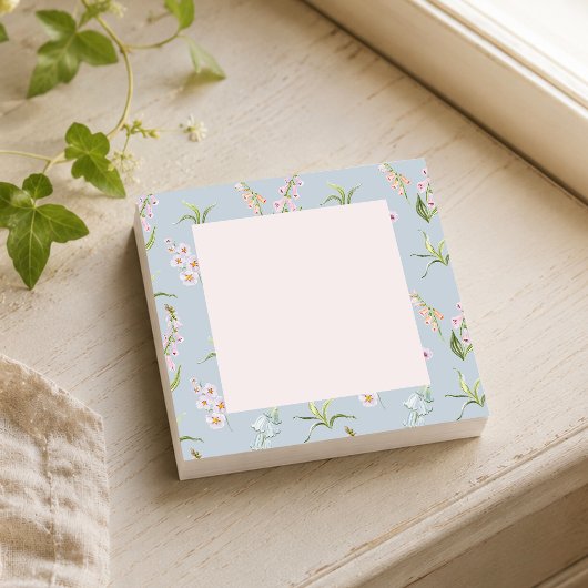 Botanische wilde bloem post-it® notes