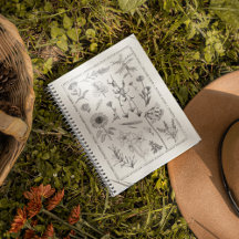 Botanische Wildflowers Floral Notitieboek
