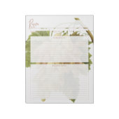 Botanische witte druiven Recept Pagina's Notitieblok (Gedraaid)