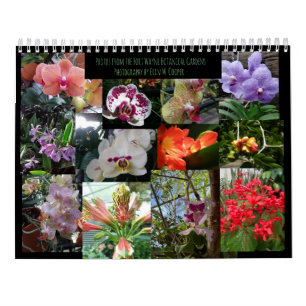 Botanische wonderen, orchidee & tropische bloemen kalender