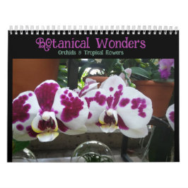 Botanische wonderen, orchidee & tropische bloemen kalender
