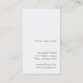 Botanische  zonnebloem visitekaartje (Achterkant)