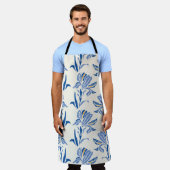 Botany Geometric Baroque Iris Flower Pattern. Seam Schort (Gedragen)