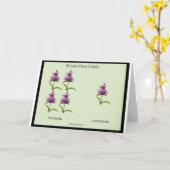 Botany Made Simple 7 x 5 Carte de voeux - vide (Fleur jaune)