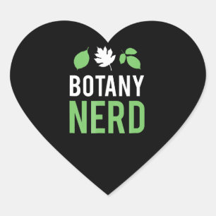 Botany Nerd - Grappige Wetenschapsbotanici Hart Sticker