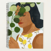 Botany Portrait - Femme avec verdure (Devant)