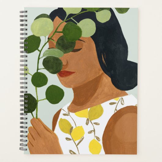 Botany Portrait - Femme avec verdure (Devant)