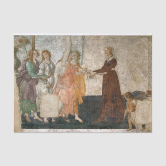 Botecelli-ontkoppeling Tissuepapier (Voorkant)