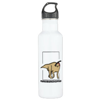 Botella de agua diseño dinosaurio Parasaurolophus Waterfles