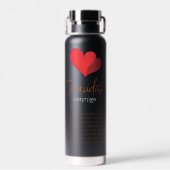 BOTELLA TERMICA CON POEMA  WATERFLES (Achterkant)