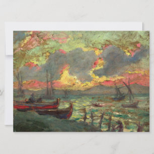 Boten aan de kust (door Kimon Loghi) Kaart
