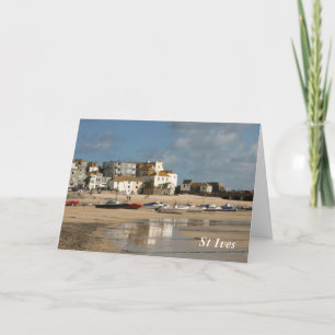 Boten at Low Tide, St Ives Haven Kaart