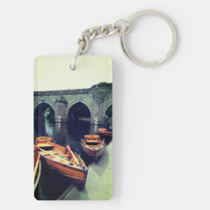 Boten ,bij Durham River Sleutelhanger