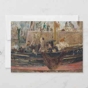 Boten bij Quay Berthe Morisot