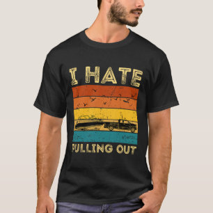 Boten Boot Eigenaar Retro Ik Haat Het Uittrekken V T-shirt