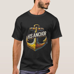 Boten echtgenoot zijn anker vrouwen bijpassende ko t-shirt