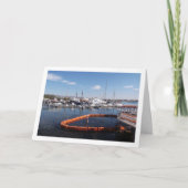 Boten haven in Paphos, Cyprus Kaart (Voorkant)