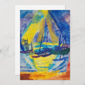 Boten in de avondzon | Fritz Schaefler (Voorkant / Achterkant)