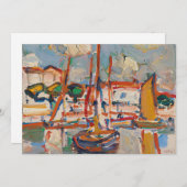 Boten in de haven | Samuel John Peploe (Voorkant / Achterkant)