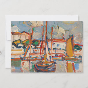 Boten in de haven Samuel John Peploe