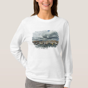 Boten in een haven t-shirt
