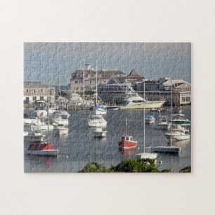 Boten in een Kaapkabeljauwhaven Legpuzzel
