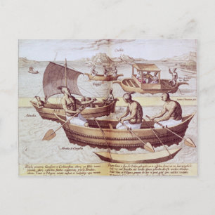 Boten in Goa Briefkaart